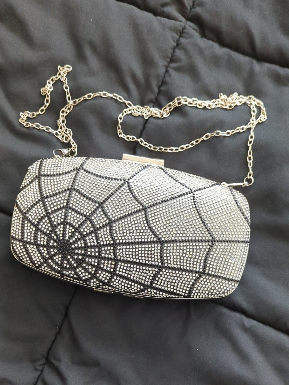 Spider Web Clutch Purse (with chain strap)